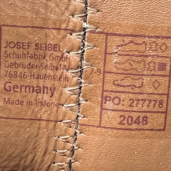 Josef Seibel 37 EU 6 - 6.5 US Daphne 44 Black Suede Leather Ankle Boots Shoes - Picture 14 of 14